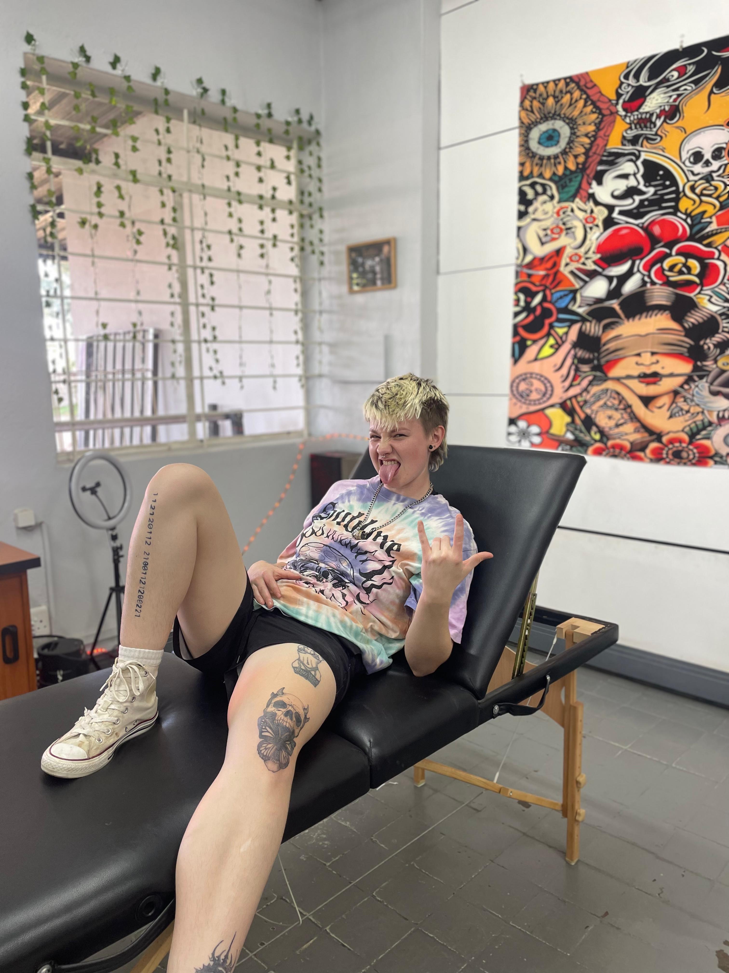 Skin Stickers Tattoo Studio client preview